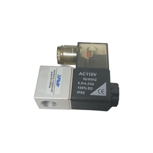 VALVULA SOLENOIDE/MINI 1/4 2/2 VIAS 110V