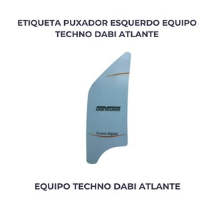 ETIQUETA PUXADOR ESQU EQUIPO TECHNO DB