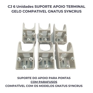 KIT 06 PC SUP APOIO TERMINAL GELO COMP