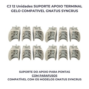 KIT 12 PC SUP APOIO TERMINAL GELO COMP