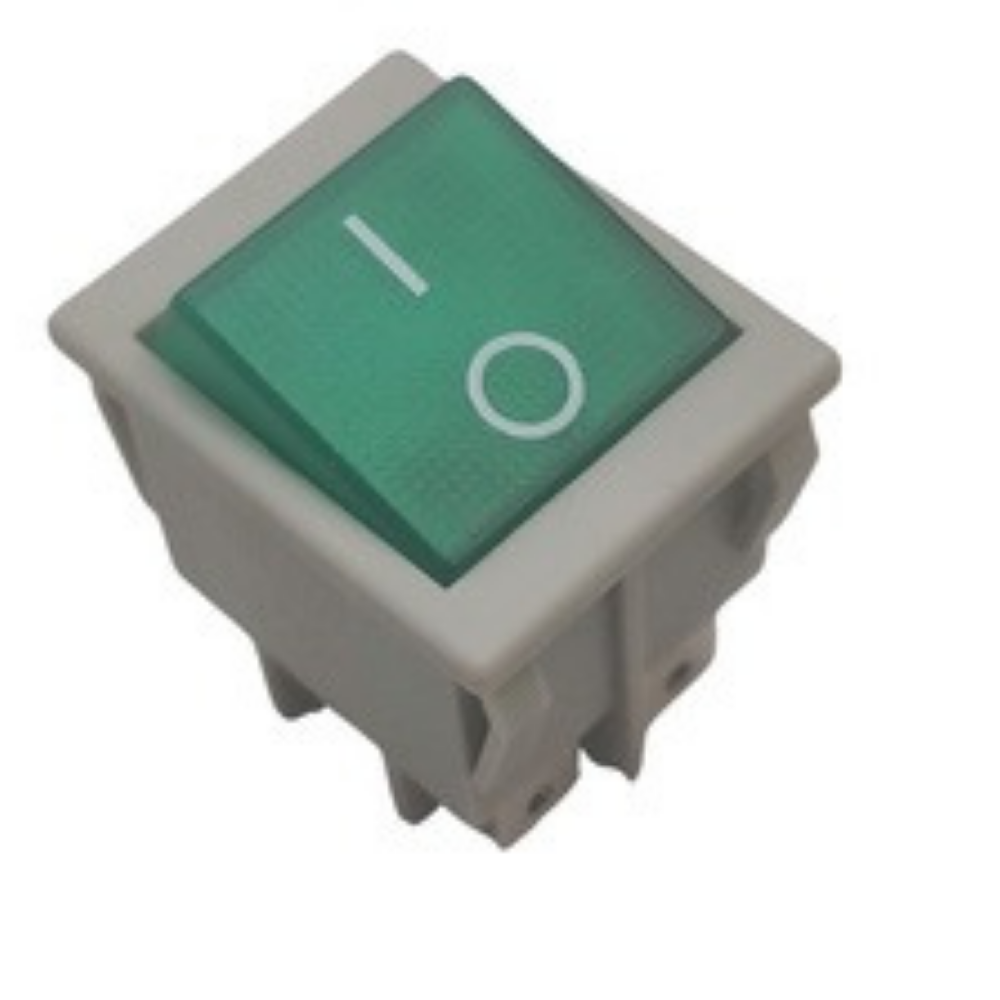 INTERRUPTOR TECLA VERDE 10A DABI