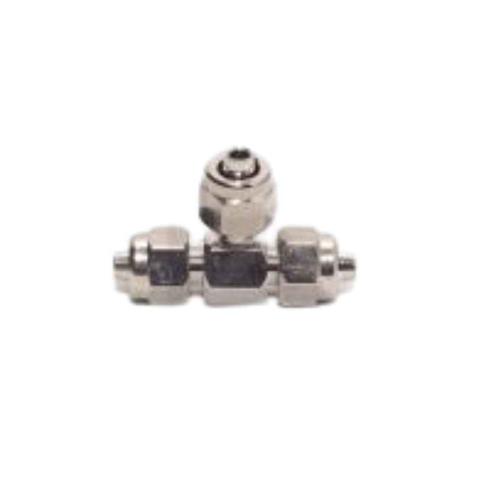 CONEXAO T C/ PORCAS 3,3 MM